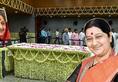 Sushma Swaraj no more: Last rites begin at Lodhi Crematorium in New Delhi