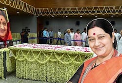Sushma Swaraj no more: Last rites begin at Lodhi Crematorium in New Delhi