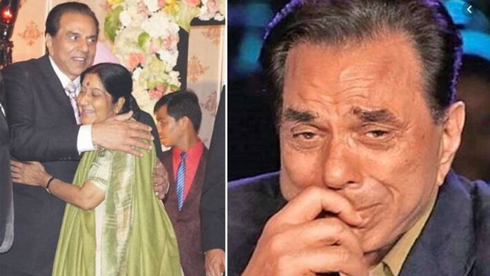 Dharmendra Wrote Emotional Post on Sushma Swaraj Demise Dharmendra Wrote Emotional Post on Sushma Swaraj Demise