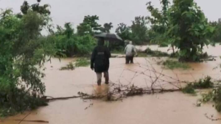 Heavy rain batters Odisha, flood-like situation in some areas Heavy rain batters Odisha, flood-like situation in some areas