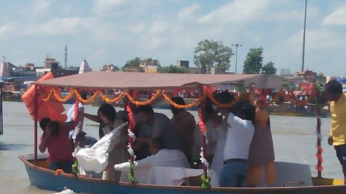 sushma swaraj's daughter cried many a times during remmersing the immortals of her mother sushma swaraj's daughter cried many a times during remmersing the immortals of her mother