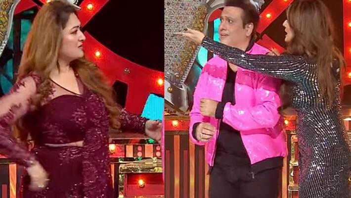 Nach Baliye 9 Govinda And Raveena Tandon Dnace Wife snuita Reaction Nach Baliye 9 Govinda And Raveena Tandon Dnace Wife snuita Reaction