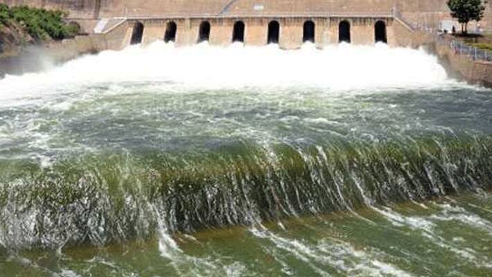 1 lakh cubic feet of water opening... karnataka to cauvery river