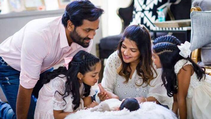 Vishnu Manchu and wife Viranica blessed with a baby girl