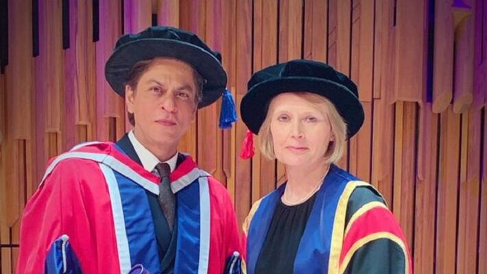Shah Rukh Khan receives honorary doctorate from Melbourne's La Trobe University Shah Rukh Khan receives honorary doctorate from Melbourne's La Trobe University