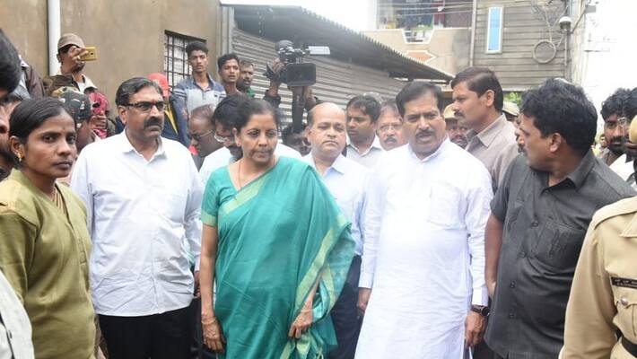Assured the flood-hit victims of all possible help from the Centre Says minister Nirmala Sitharaman Assured the flood-hit victims of all possible help from the Centre Says minister Nirmala Sitharaman