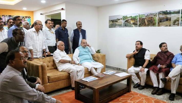 Central and state govt committed to helping flood victims Says home Minister Amith Shah Central and state govt committed to helping flood victims Says home Minister Amith Shah