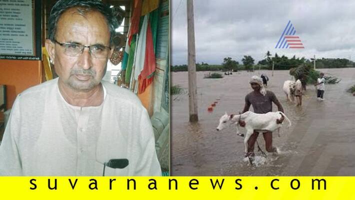 Karnataka Flood Farmer Donates Sugarcane Planted in 1 Acre To the Cows Karnataka Flood Farmer Donates Sugarcane Planted in 1 Acre To the Cows