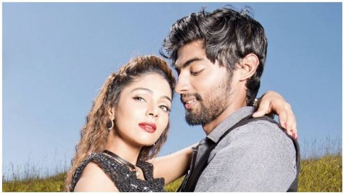 BigBoss Fame Dharsan Lover Sanam Shetty Hot LipLock Video in Movie BigBoss Fame Dharsan Lover Sanam Shetty Hot LipLock Video in Movie