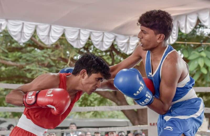 Belagavi flood Silver medalist Nishan manohar swims 45 minutes to attend boxing event in bengaluru