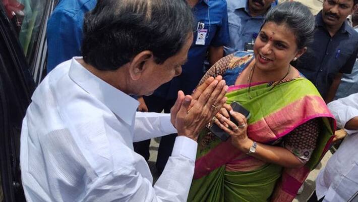 Telangana CM KCR To Receive Grand Welcome by nagari mla rk roja
