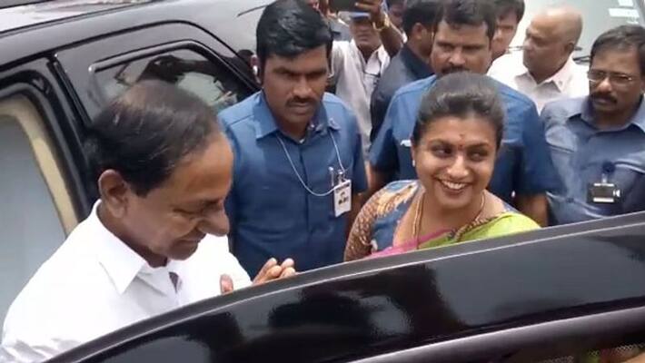 roja was criticised kcr several times, but Roja invites kcr today