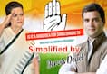 What transpired before Sonia Gandhi was made Congress president again