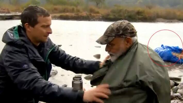 Prime Minister Narendra Modi reached popular show Man vs Wild on Discovery Prime Minister Narendra Modi reached popular show Man vs Wild on Discovery