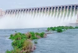 Nagarjuna Sagar Project All 26 crest gates lifted for first time in 10 years 2 washed away by floods