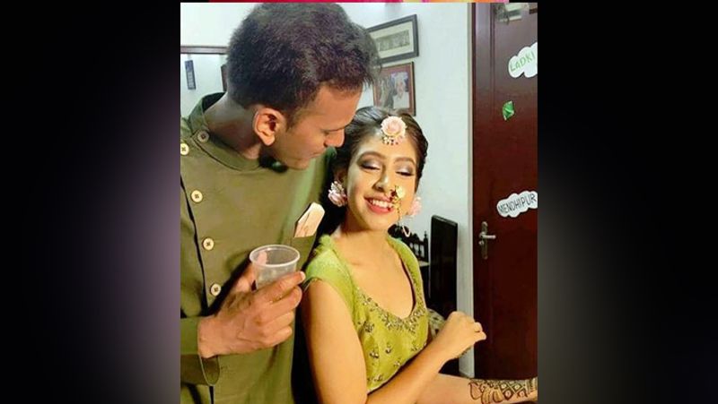 Tv Actress Niti tylor mehandi ceremony Photos viral