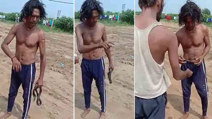 Dangerous hobby of video making with snake, death by poison Dangerous hobby of video making with snake, death by poison