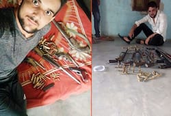 Ahead of Independence Day, Uttar Pradesh man poses with grenade, arms; photo goes viral