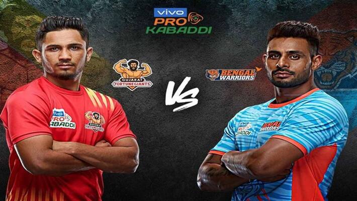 pro kabaddi 2019: bengal warriors victory against gujrat fortune joints pro kabaddi 2019: bengal warriors victory against gujrat fortune joints