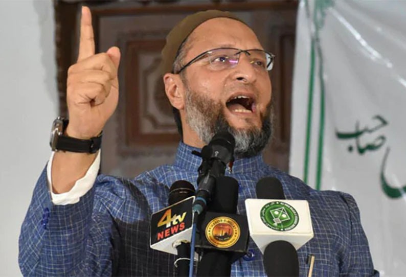 PM Modi is very much happy about Owaisi PM Modi is very much happy about Owaisi