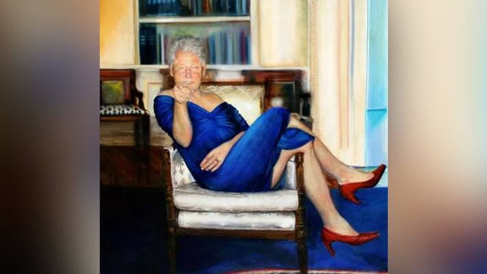 Bill Clinton was shown something like this in the infamous billionaire's New York Mansion Bill Clinton was shown something like this in the infamous billionaire's New York Mansion