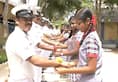 Teary-eyed Indian Navy officials celebrate Raksha Bandhan in Tamil Nadu