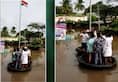 Karnataka Bagalkot battles floods to hoist Indian tricolour