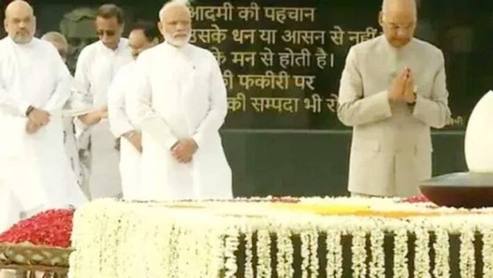 Atal Bihari Vajpayee Death Anniversary President PM Modi Pay Tribute Atal Bihari Vajpayee Death Anniversary President PM Modi Pay Tribute
