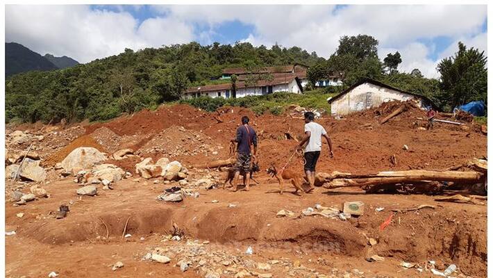 Landslide due to heavy rain in Chikkamgaluru says Landslide due to heavy rain in Chikkamgaluru says