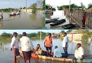 Andhra Pradesh Vijayawadas Prakasam barrage opened 1200 people moved to relief camps