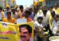 Andhra Pradesh: TDP leaders protest against YSRCP govt's decision to shut Anna canteens