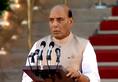 Defence minister Rajnath Singh iterates that India will use force to defend itself
