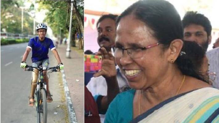 K K Shailaja Teacher facebook post on syamkumar viral boy K K Shailaja Teacher facebook post on syamkumar viral boy