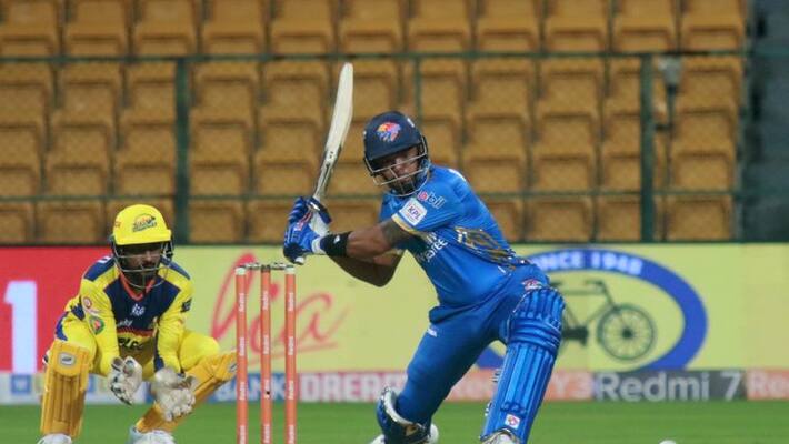 KPL 2019 Bengaluru Blasters vs Mysuru Warriors opening match abandoned due to rain KPL 2019 Bengaluru Blasters vs Mysuru Warriors opening match abandoned due to rain