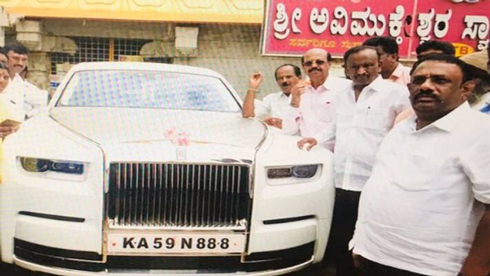 Congress Rebel Disqualified MLA MTB Nagraj buy car price 11 crore Congress Rebel Disqualified MLA MTB Nagraj buy car price 11 crore