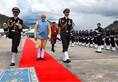 PM modi grand welcome in bhutan