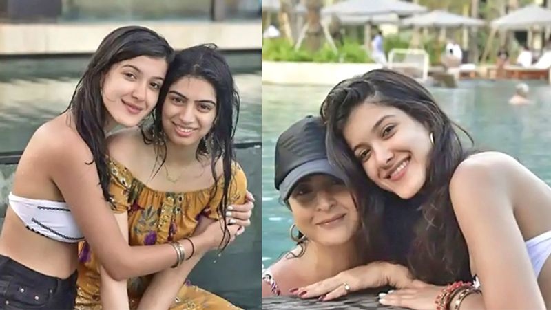 Khushi Kapoor Enjoying Pool Party With Shanaya Kapoor in Bali