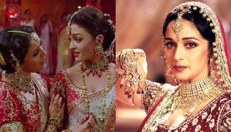 Madhuri’s (Chandramukhi) introduction song 'Kaahe Chhed Mohe' was written by Pandit Birju Maharaj and was one of the best-choreographed songs in the movie. Her ensembles cost Rs 15 Lakh, with one of the ghaghra weighing nearly 30 kg, by designer duo Abu Jani and Sandeep Khosla.
