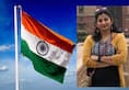 in London pakistani and khalistani protesters was trying to torn our national flag, but indian lady snatched tiranga from their hands