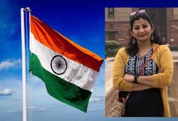 in London pakistani and khalistani protesters was trying to torn our national flag, but indian lady snatched tiranga from their hands