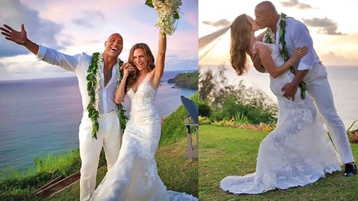 The Rock Dwayne Johnson Secret Marriage with Laura Hashian The Rock Dwayne Johnson Secret Marriage with Laura Hashian