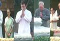 Rajiv Gandhi's 75th birth anniversary today, Congress leaders pay tribute to 'Veer Bhoomi', Hooda also arrived