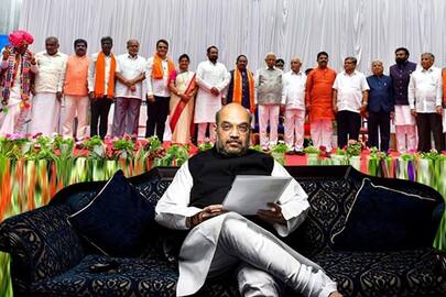 CM Yediyurappa takes Amit Shah way to form Karnataka Cabinet