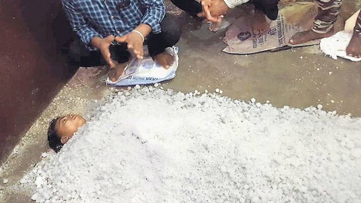 Believing a message, family pressed sons body in salt Believing a message, family pressed sons body in salt