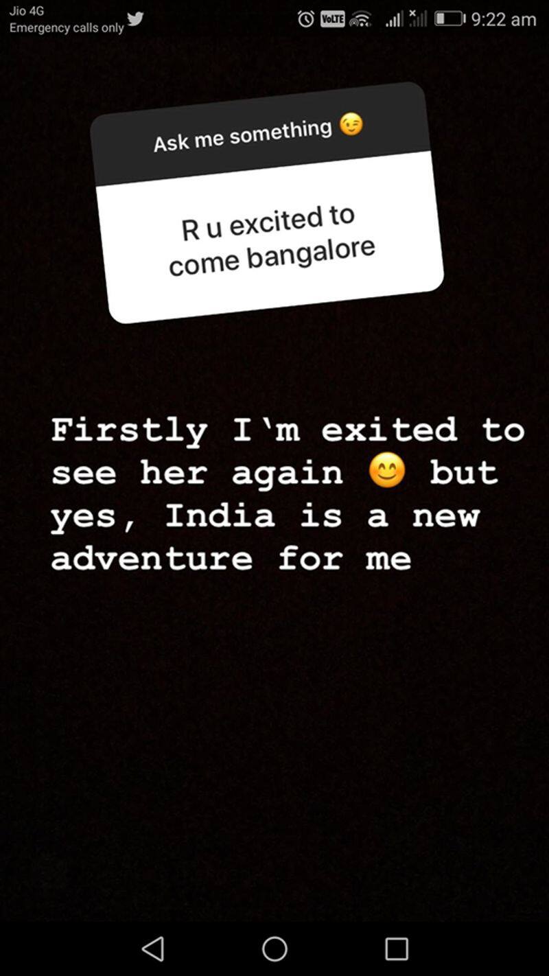 samyuktha hegde boyfriend answer about her on Instagram question and answer story