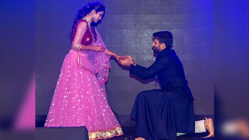 TMC Sansad And Bangali Actress Nusrat Jahan sangeet ceremony With nikhil jain photos
