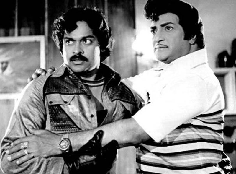 లెజండరీ సీనియర్ ఎన్టీఆర్ తో చిరంజీవి
