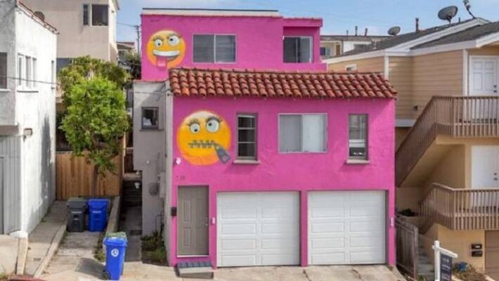 This 'emoji house' will be sold due to dispute with neighbors This 'emoji house' will be sold due to dispute with neighbors