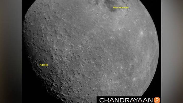 Chandrayaan-2 sent moon photo from 2650 Km away, ISRO shared photo Chandrayaan-2 sent moon photo from 2650 Km away, ISRO shared photo