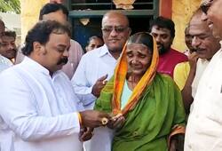 Karnataka floods JDS MLC visits Belagavi to distribute relief material